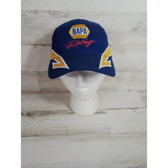 Napa Racing Michael Waltrip 55 Toyota/Cap Blue And Yellow - Picture 3 of 12